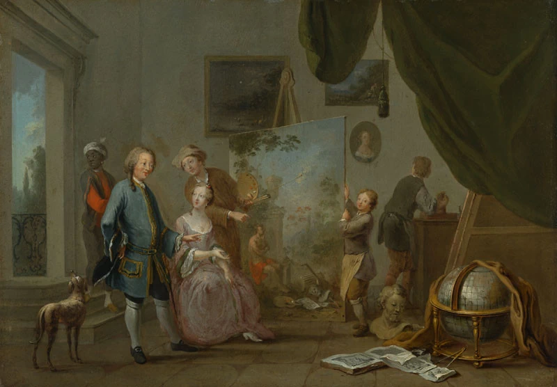 Visita a uno studio - Galleria Nazionale di Praga